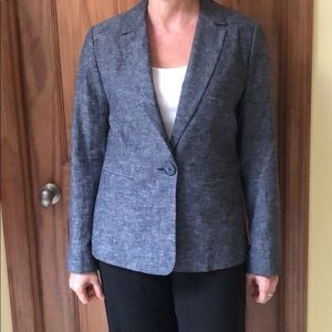 Blue-gray blazer